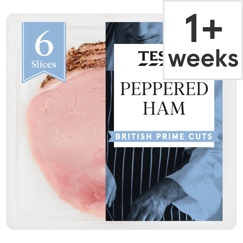 Tesco British Peppered Ham Slices 120g