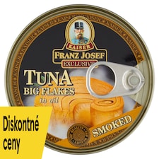 Franz Josef Kaiser Exclusive Tuniak kúsky v slnečnicovom oleji s údenou príchuťou 170 g