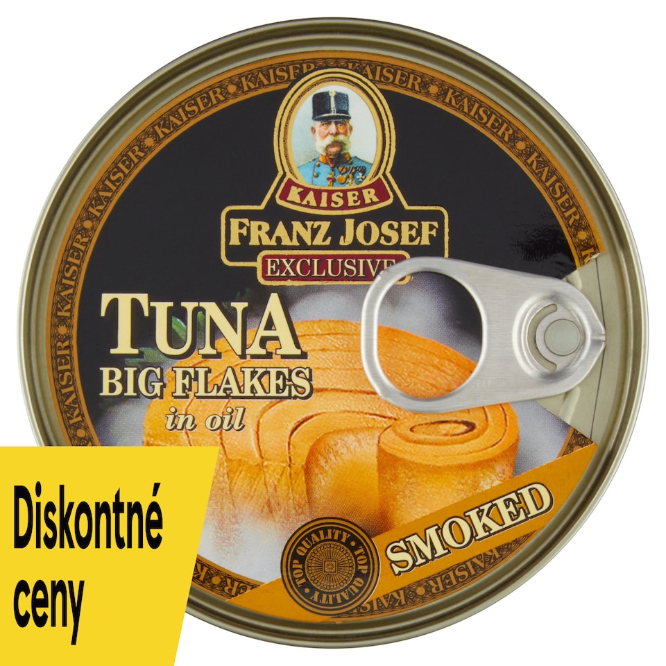 Franz Josef Kaiser Exclusive Tuniak kúsky v slnečnicovom oleji s údenou príchuťou 170 g