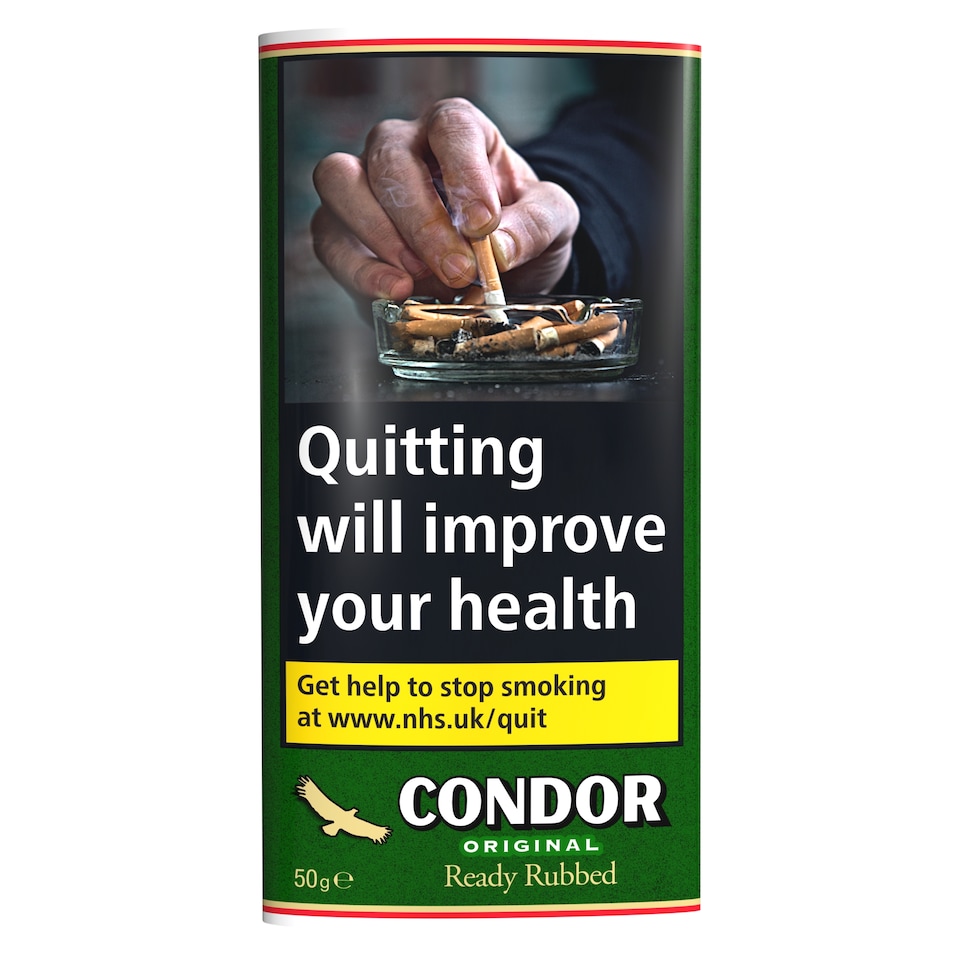 Condor Ready Rubbed Pipe Tobacco 50g Pouch