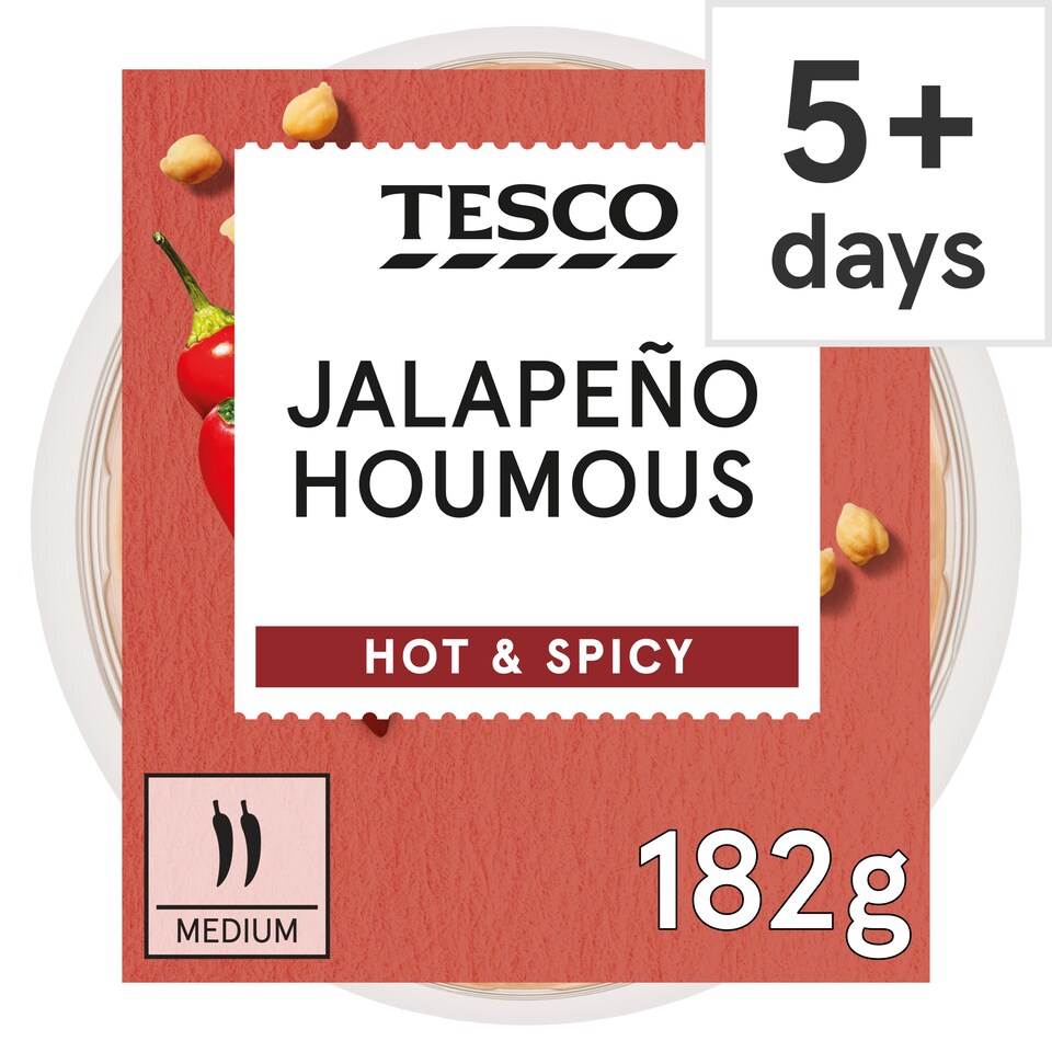 Tesco Jalapeño Houmous 182g