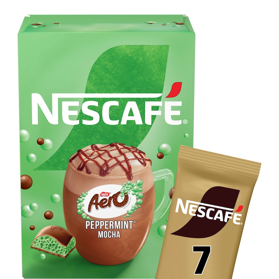image 1 of Nescafe Aero Peppermint Mocha 7x19g