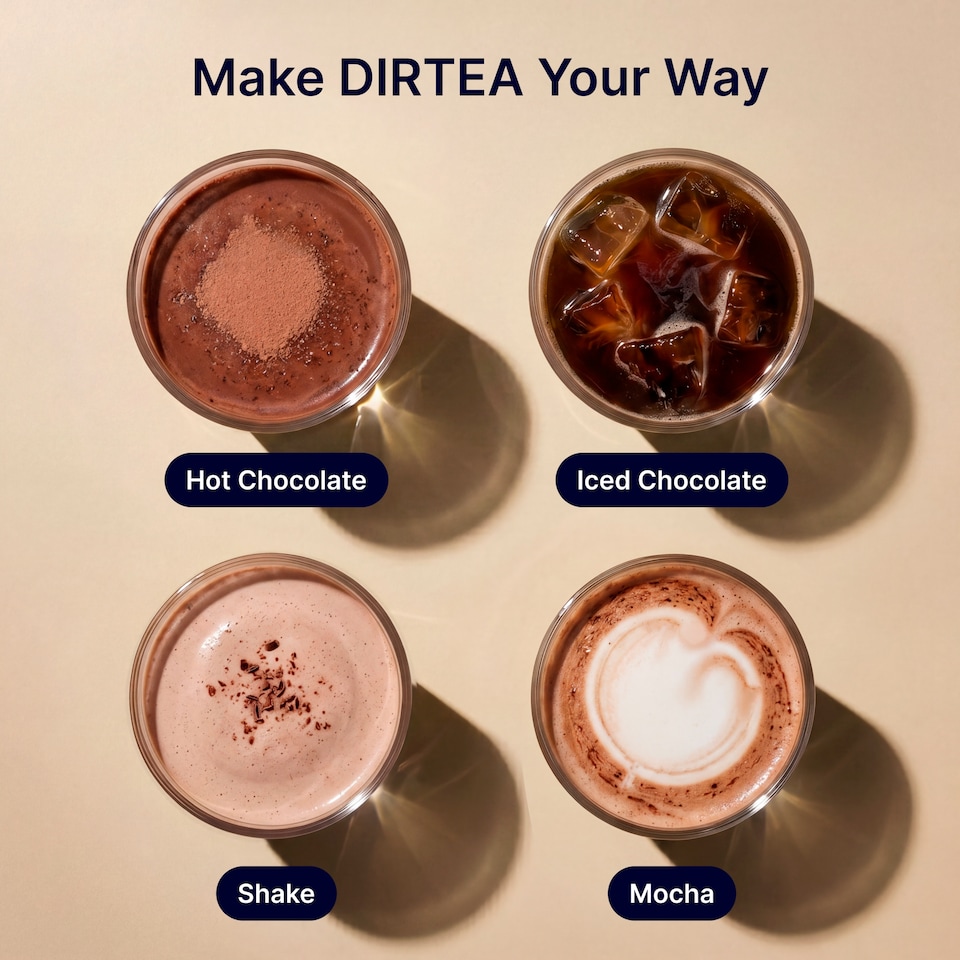 image 1 of DIRTEA Coffee Mushroom Super blend 7 Sachets 17.5g