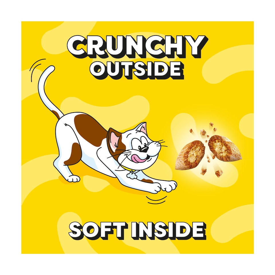 image 1 of Dreamies Cat Treat Biscuits with Chicken Mega Pack 200g