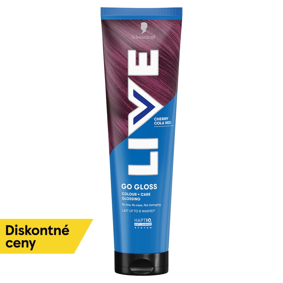 Schwarzkopf Live Go Gloss Colour+Care Glossing čerešňová cola 150 ml