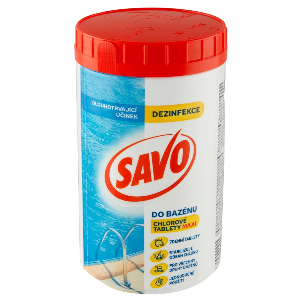 Savo Pool Chlorine Tablets Maxi 6 x 200 g (1.2 kg)