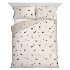 F&F Home Bedding Brushed Hedgehog Duvet Set King