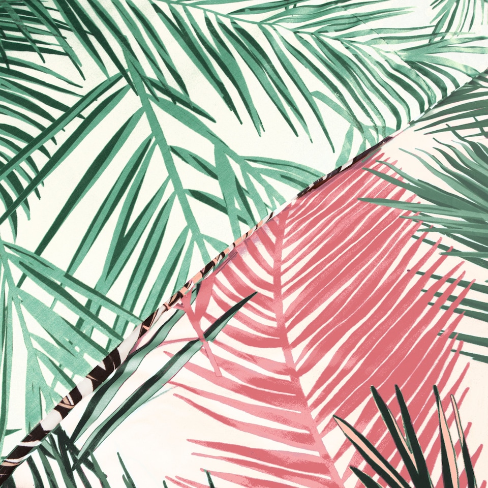 image 1 of Cosmo Living Palm Duvet Set King