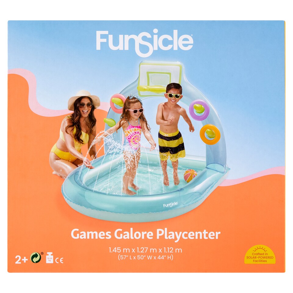 Funsicle Games Galore játszóközpont 1,45 m x 1,27 m x 1,12 m