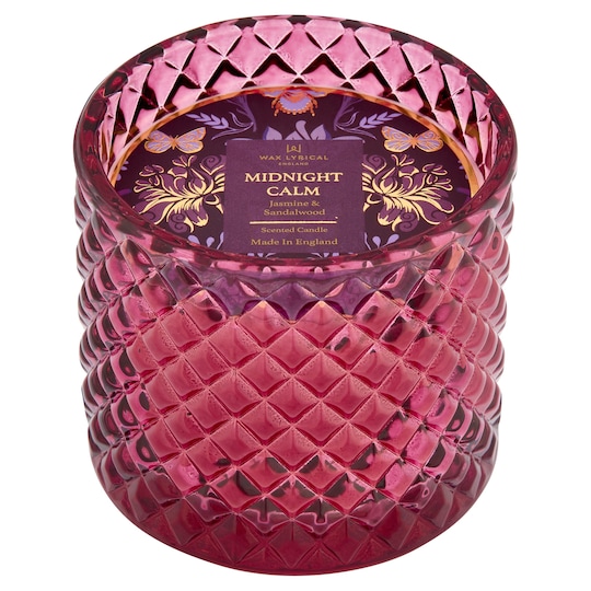 Wax Lyrical 186G Candle Midnight Calm Tesco Groceries