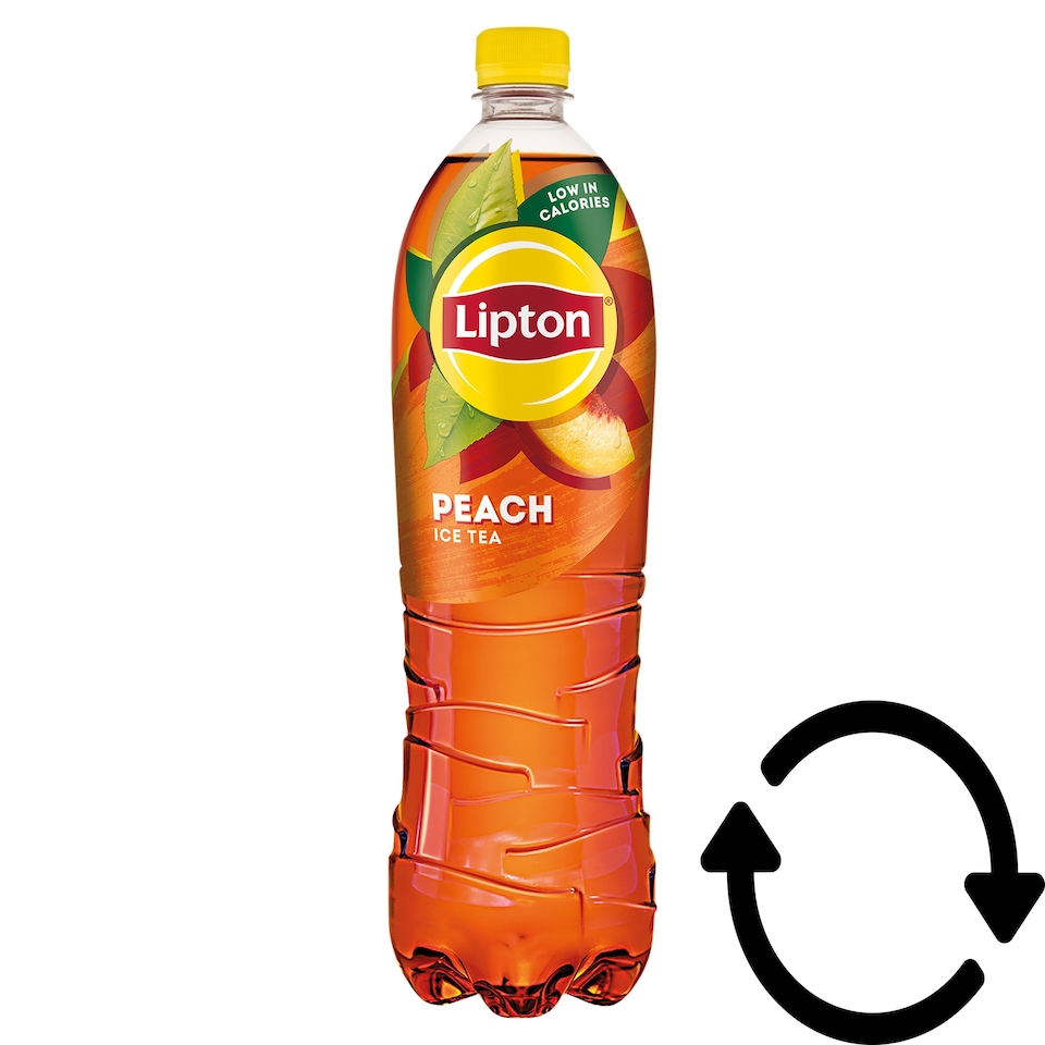 Lipton csökkentett energiatartalmú, őszibarack ízű szénsavmentes üdítőital 1,5 l