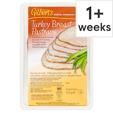 Gilberts Turkey Pastrami 142G