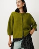 image 2 of F&F Knitted 3/4 Sleeve Cardigan in Olive
