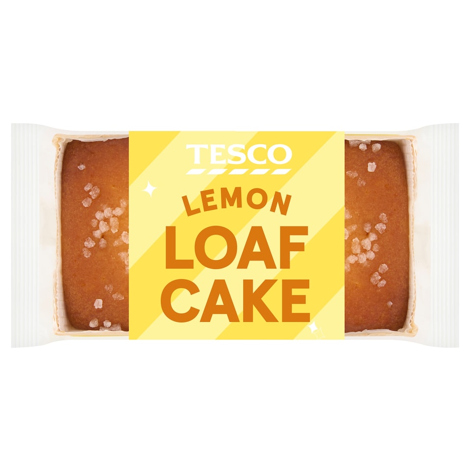 Tesco Lemon Loaf Cake Baked in the Tray