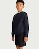 image 1 of F&F School Unisex 2-Pack Cotton Rich Sweatshirts in Navy