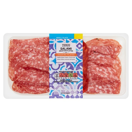 Tesco Salami Selection Platter 110G