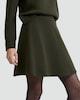 image 1 of F&F Cotton Blend Flared Mini Skirt in Olive