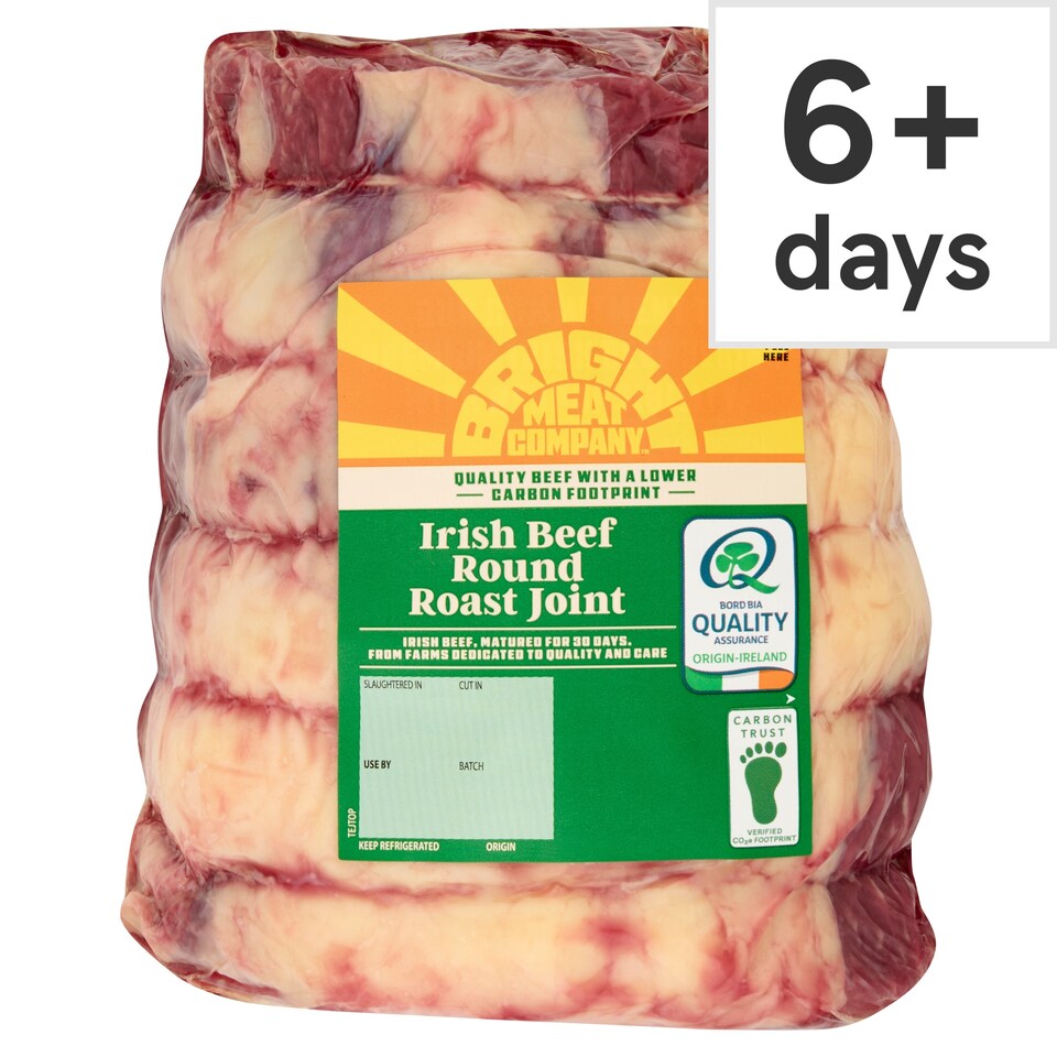 BRIGHT MEAT COMPANY Irish Beef Round Roast Joint 1.3kg