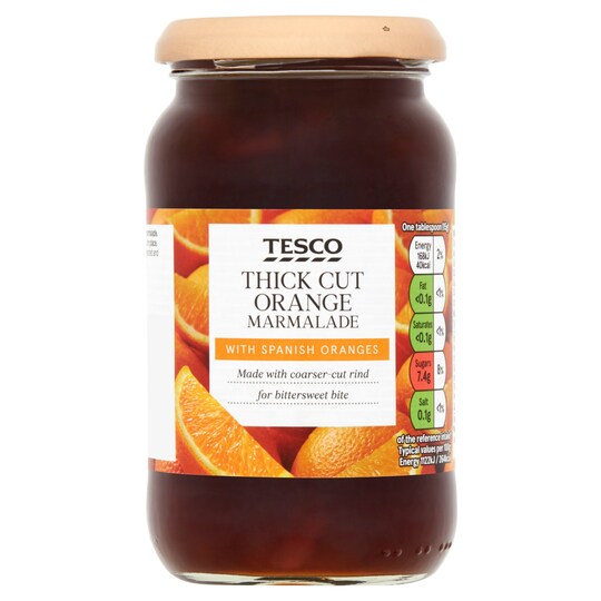 Tesco Thick Cut Orange Marmalade 454G Tesco Groceries