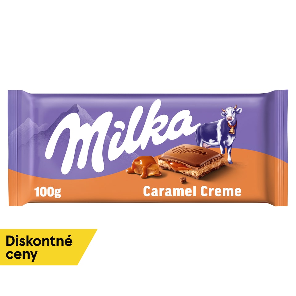 image 1 of Milka Caramel Créme Milk Chocolate 100 g
