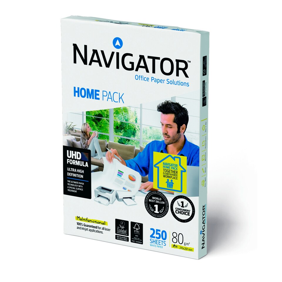 image 1 of Navigator Home Pack Paper 80gsm 250 sheets 