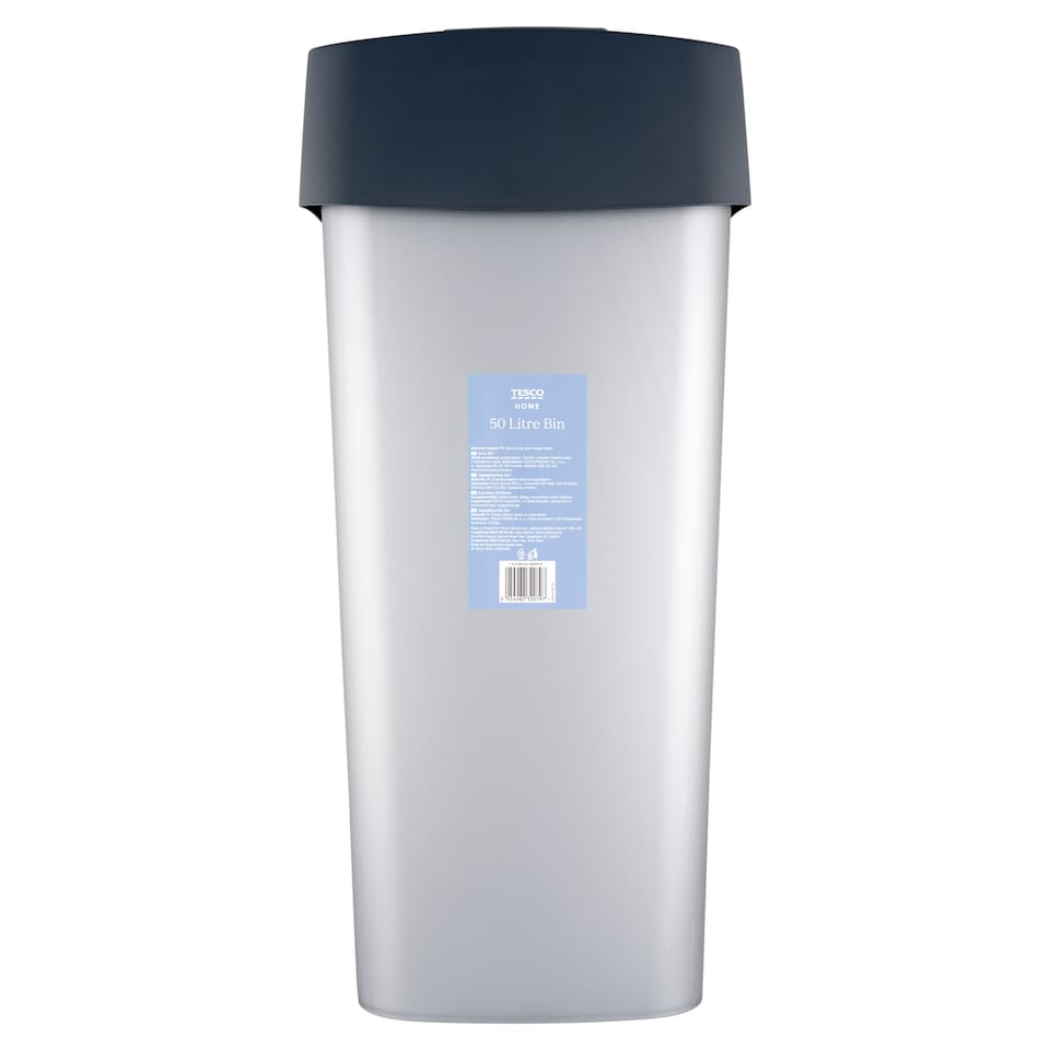 Tesco Home Graphite odpadkový koš 50 l