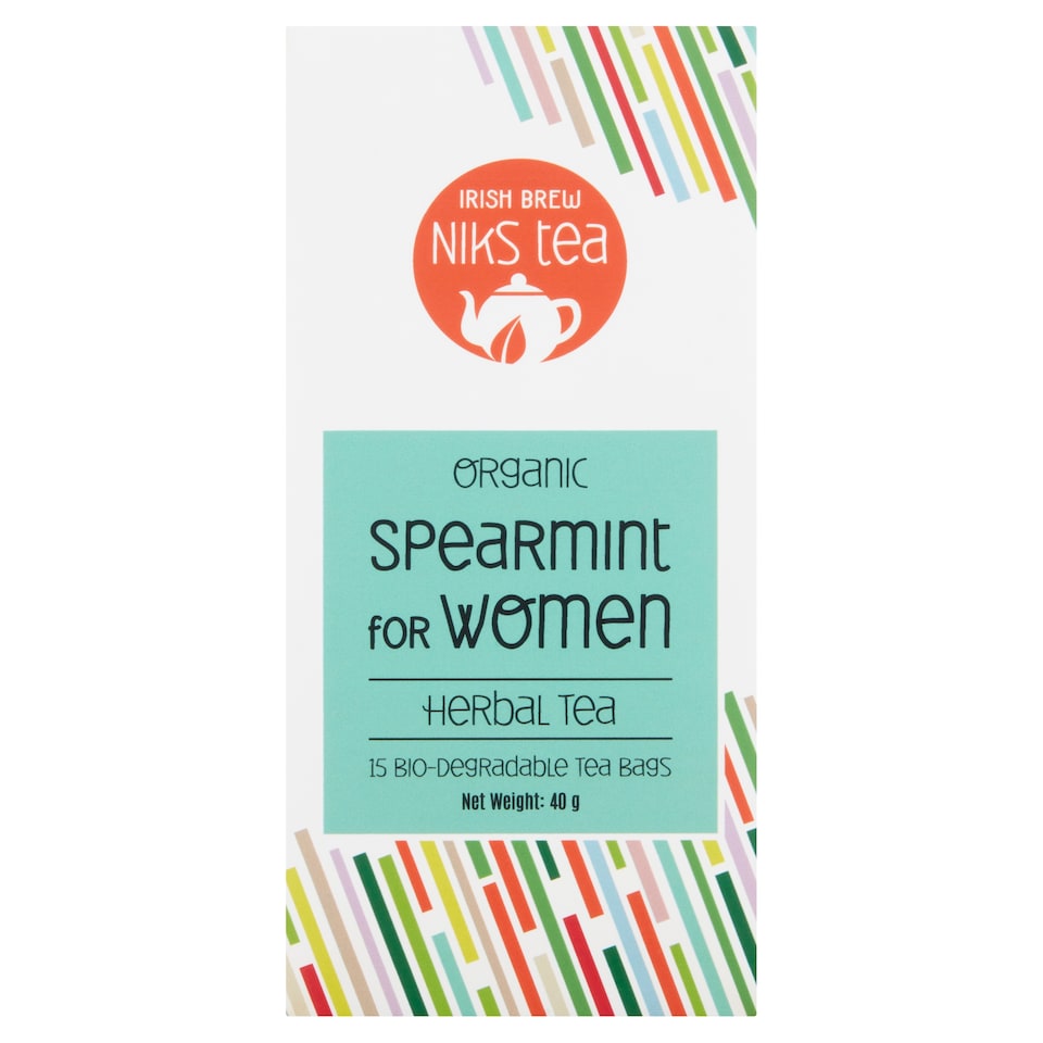 Niks Tea 15 Organic Spearmint Tea Bags 40G