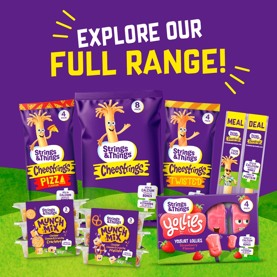 image 1 of Strings and things Munch mix cheese & crackers 90g