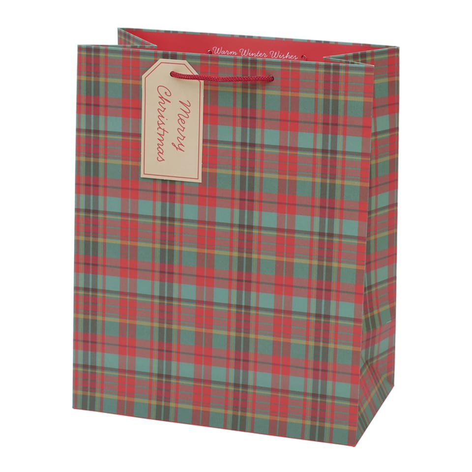 T. Tartan Large Gift Bag