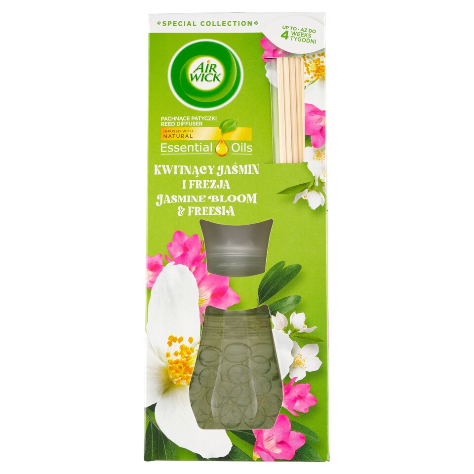 image 1 of Air Wick Essential Oils Reed Diffuser Jasmine Bloom & Freesia 25ml