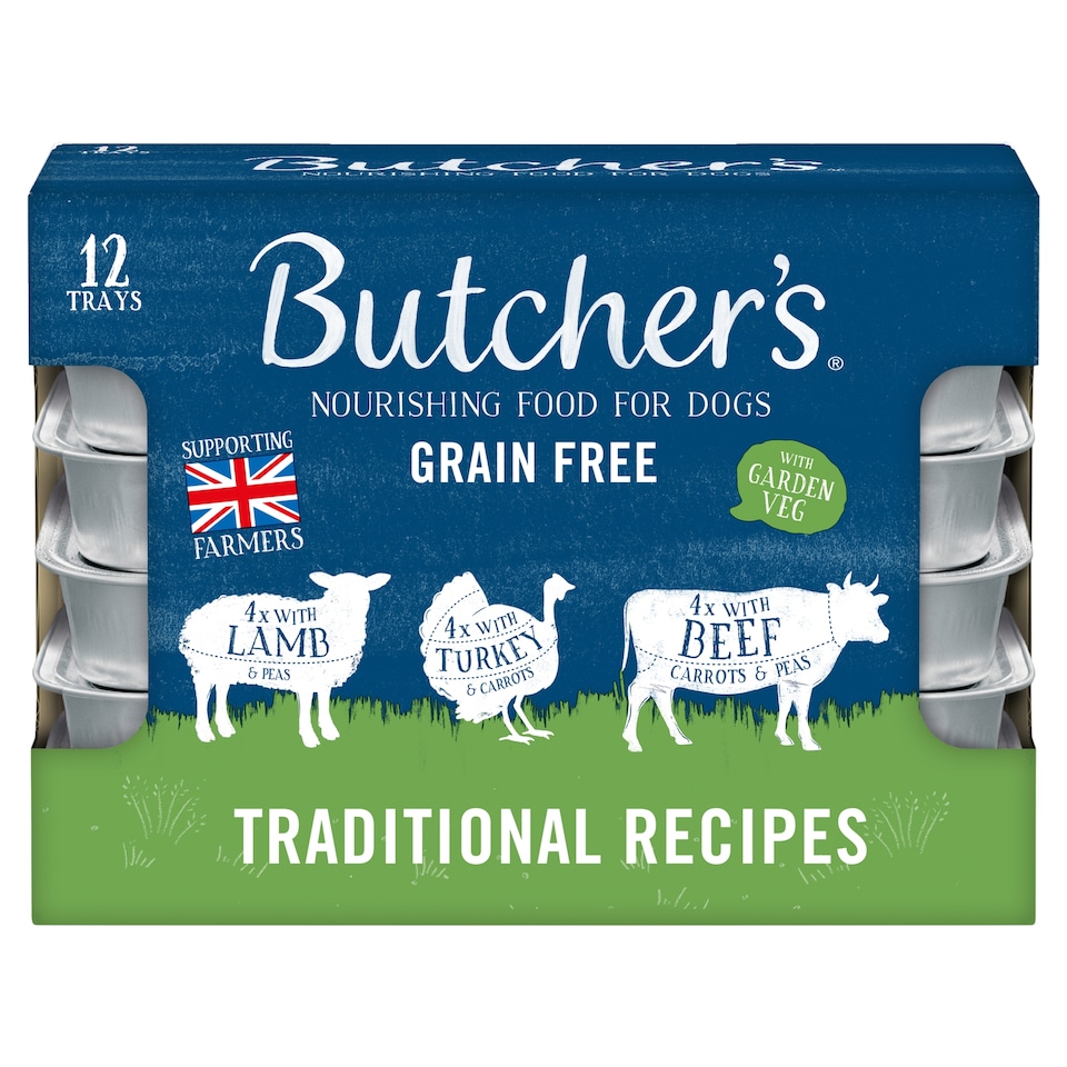 Butchers Traditional Recipe 12X150g Foiltray