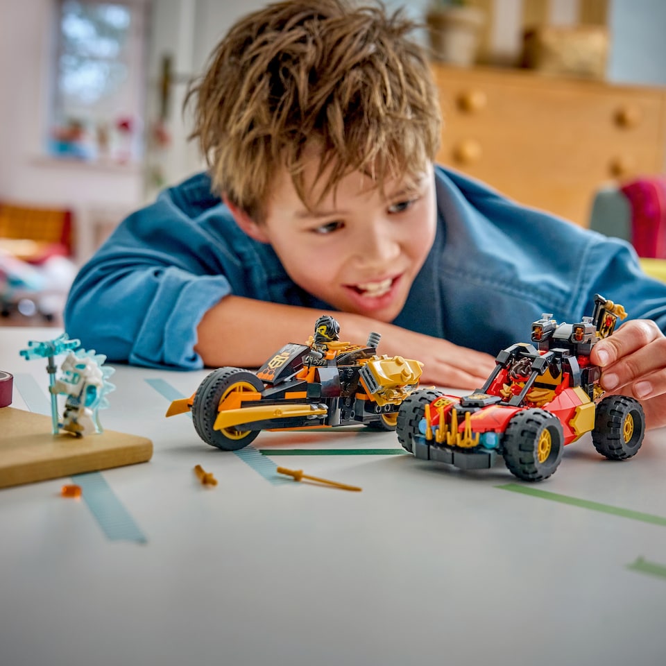 image 1 of LEGO NINJAGO 71864 Kai and Cole's Combiner Vehicles
