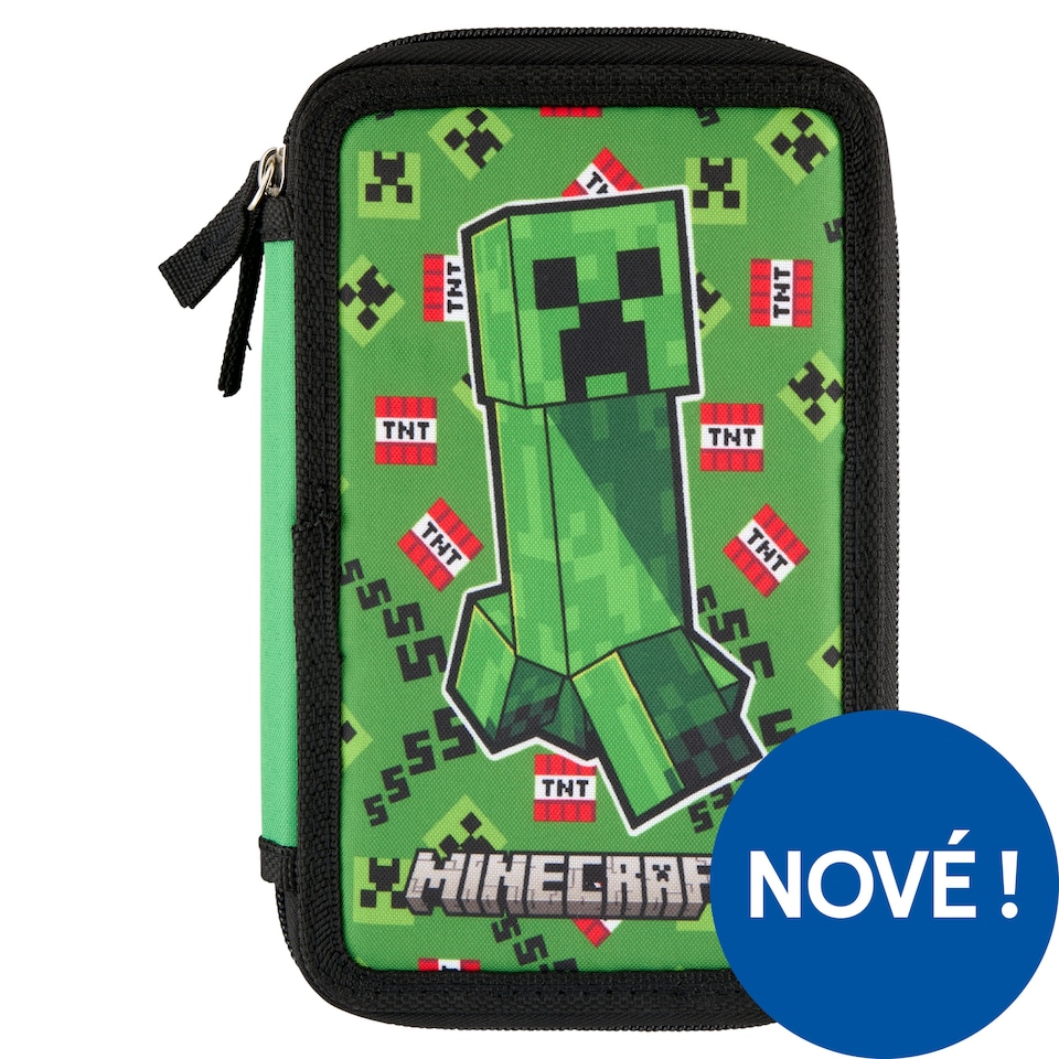 Minecraft Dvojitý penál s vybavením