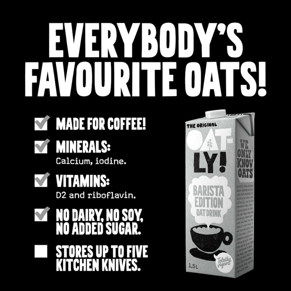 image 1 of Oatly The original Oat drink Barista Edition 1.5L