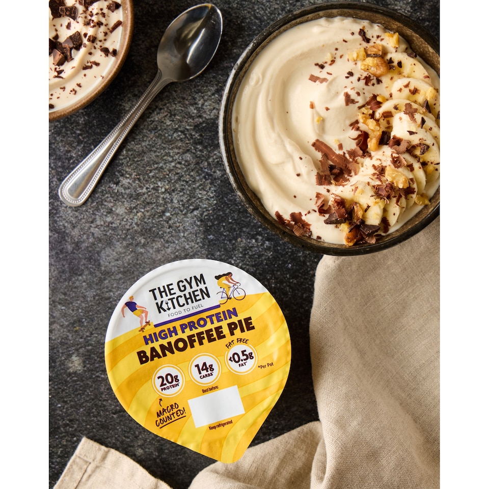 image 1 of The Gym Kitchen High Protein Banoffee Pie Yogurt 200g
