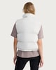 image 3 of F&F Active OUTDOOR Shower Resistant Padded Zip Through Gilet in Cream