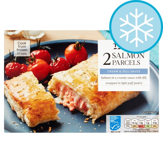 Tesco Simply Salmon & Dill Parcels 275G Tesco Groceries