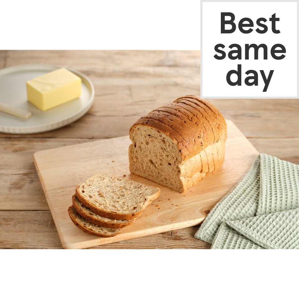 image 1 of Tesco Hi Fibre Malted Loaf 400G Sliced