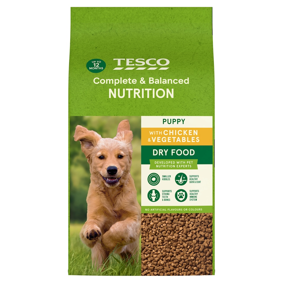 Tesco Puppy With Chicken & Vegetables 3Kg