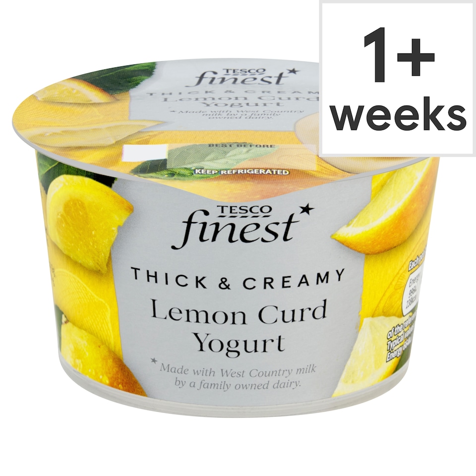 Tesco Finest Lemon Curd Yogurt 150G