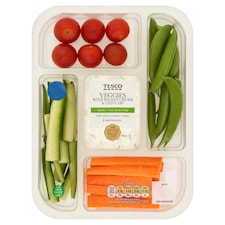 Tesco Veggies with Soured Cream & Chive Dip 330g