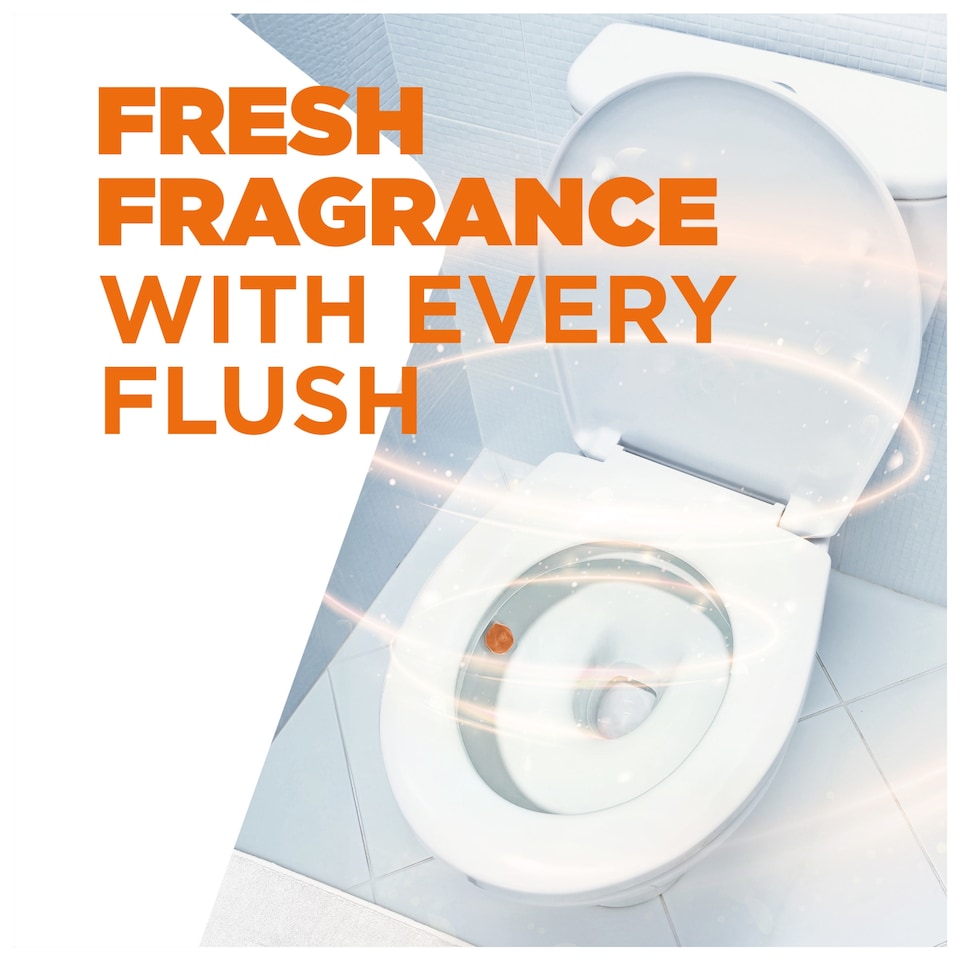 image 1 of Harpic Hygienic & Fresh Sticker Citrus 4x12g