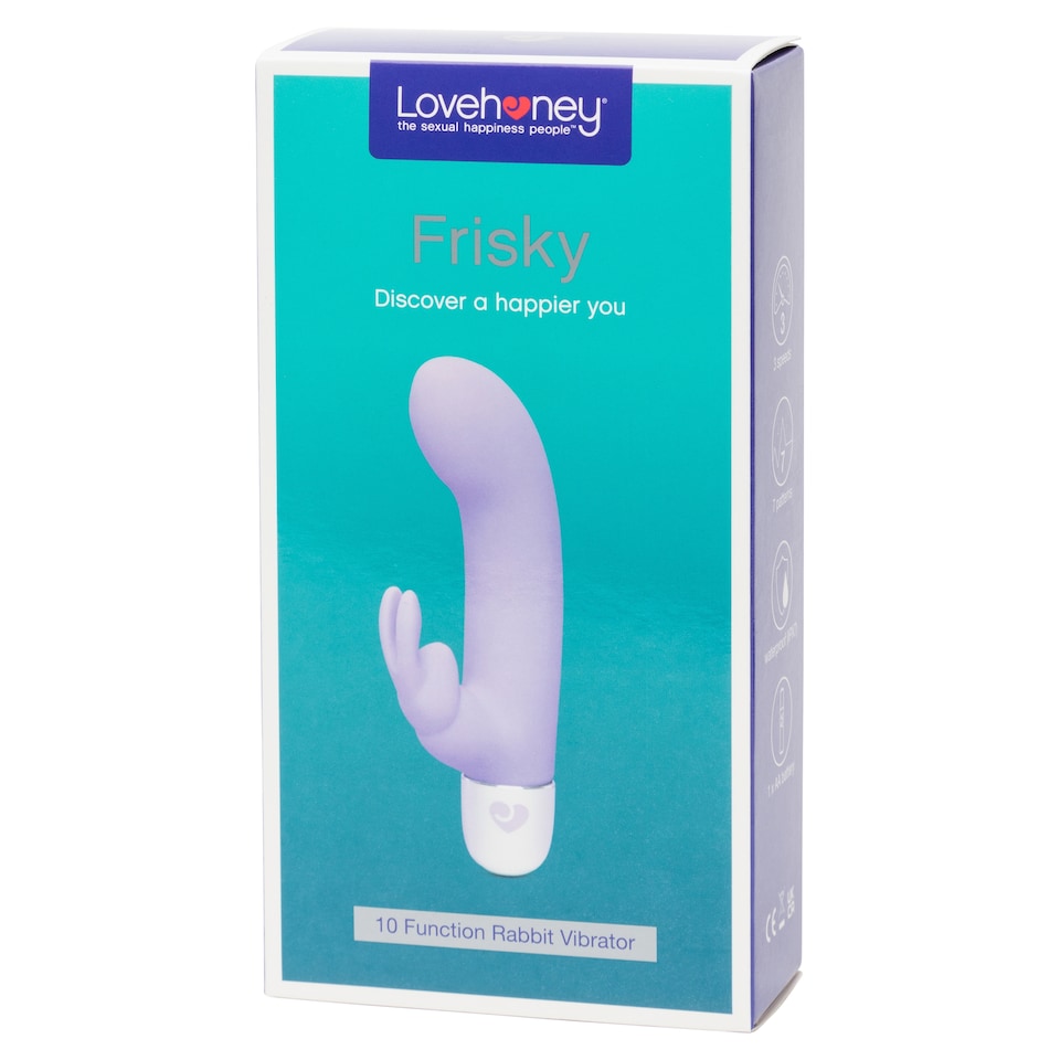 image 1 of Lovehoney Frisky 10 Function Silicone Rabbit Vibrator