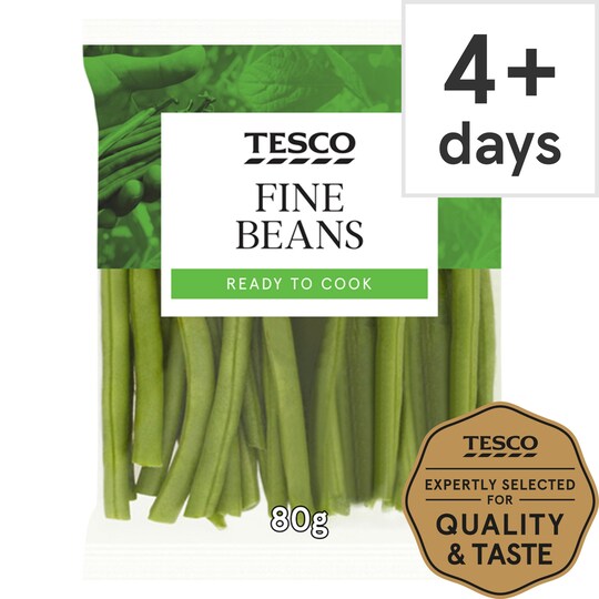 Tesco Green Beans 80G Tesco Groceries