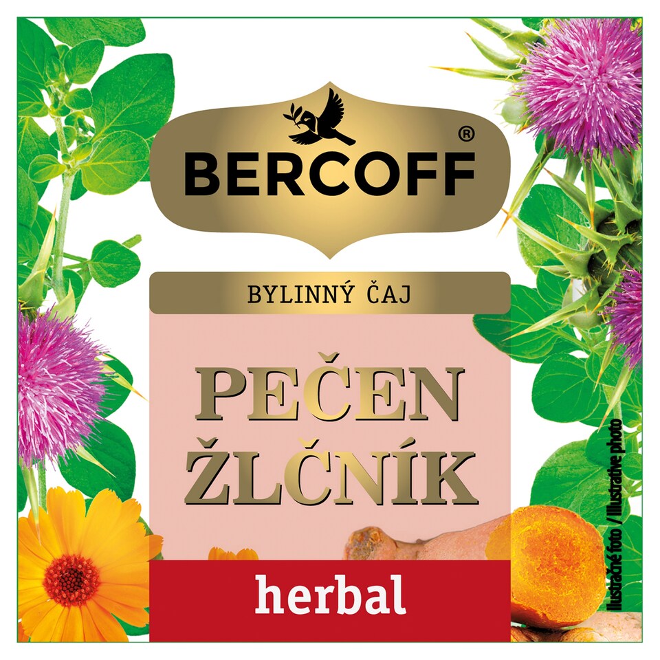 Bercoff Herbal Pečeň žlčník bylinný čaj 10 x 1,5 g (15 g)