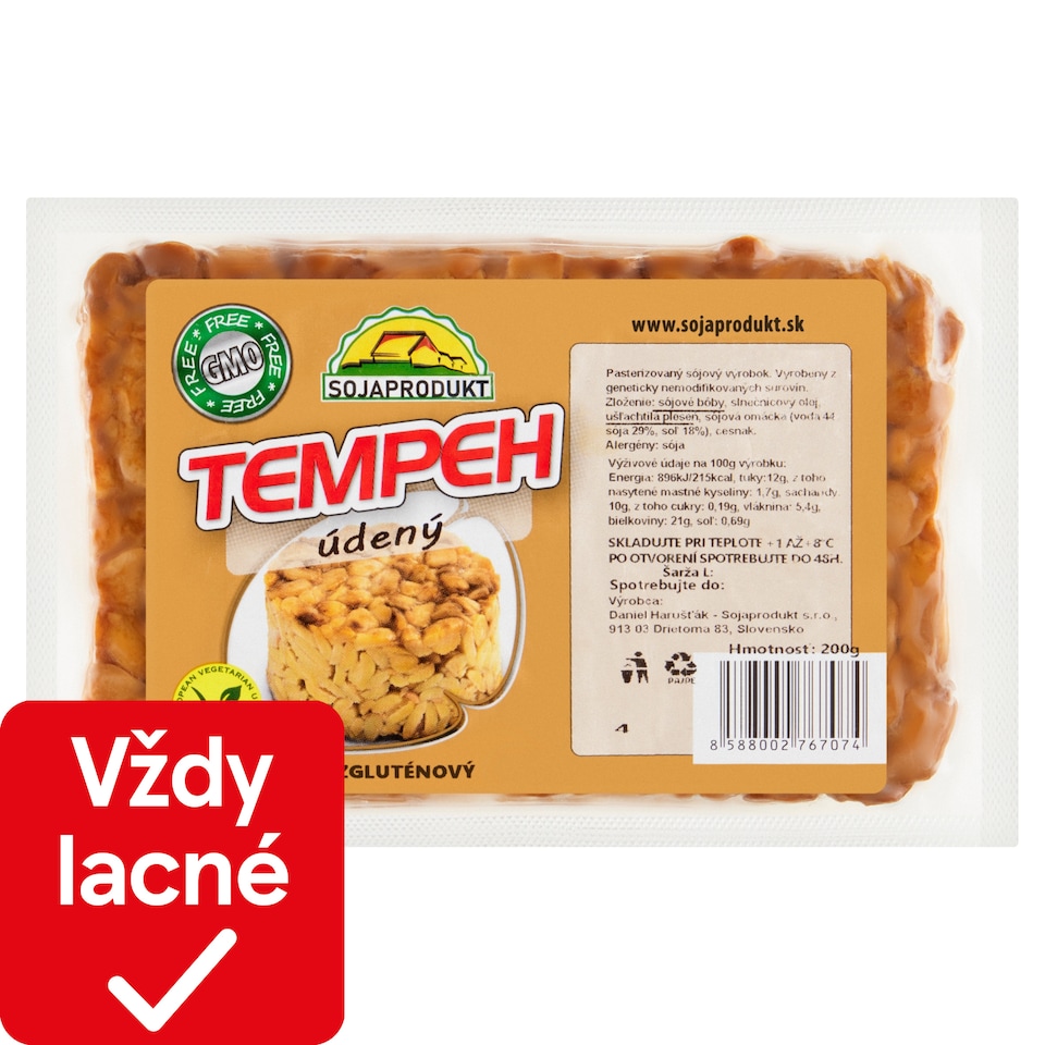 Sojaprodukt Tempeh údený 200 g