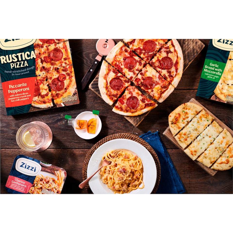 image 1 of Zizzi Rustica Pizza - Piccante Pepperoni 410g