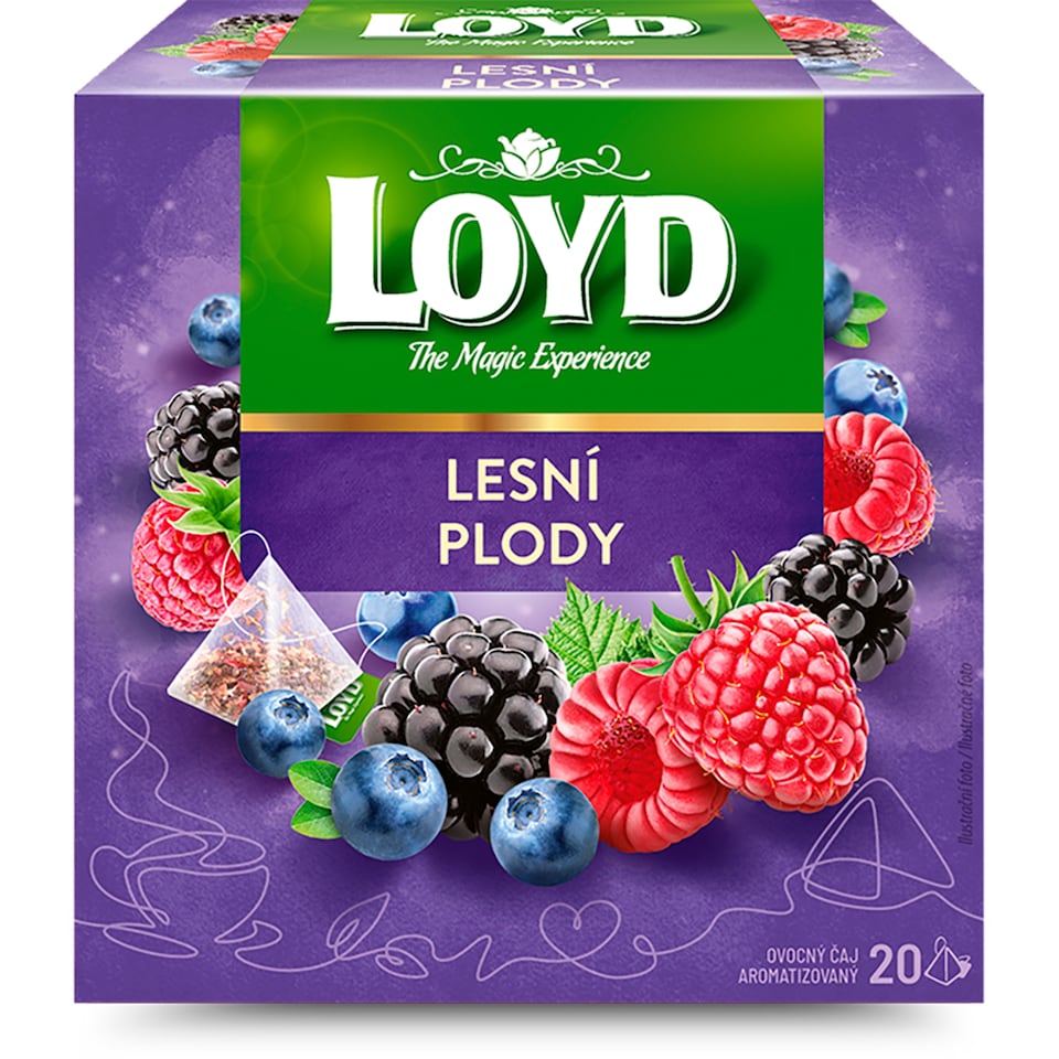 Loyd Ovocný čaj aromatizovaný lesní plody 20 x 2g (40g)