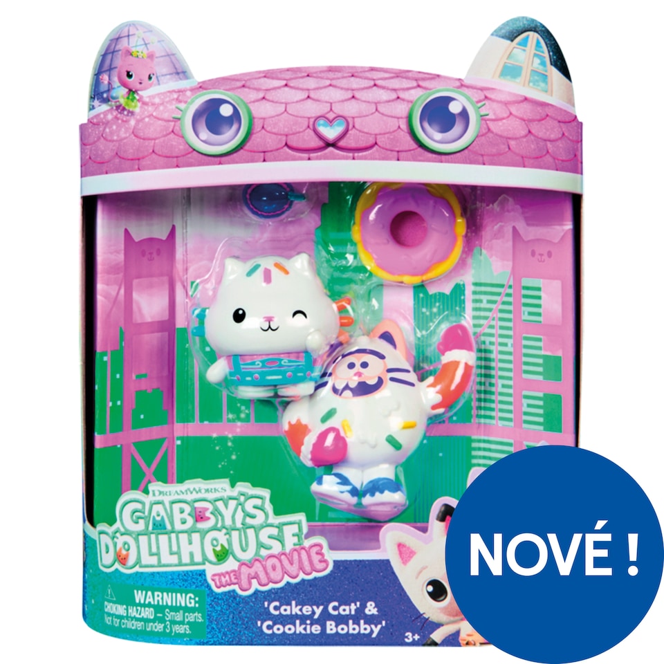 Gabby's Doll House The Movie Cakey Cat & Cookie Bobby hračka