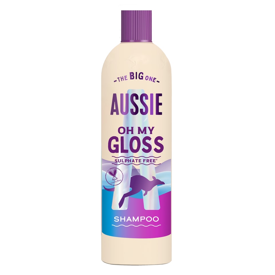 image 1 of Aussie Oh My Gloss Sulphate Free Shampoo 400ml